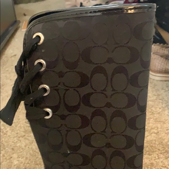 Coach rain boots. - Picture 2 of 3